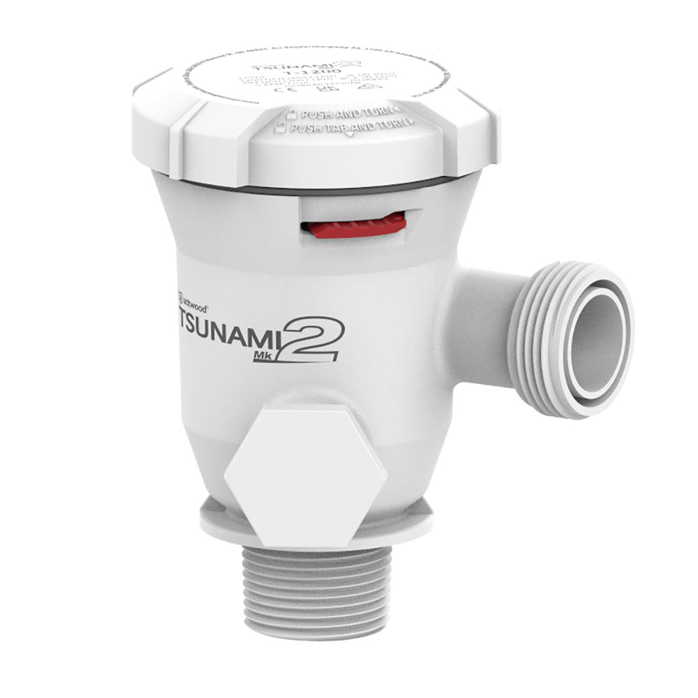 Attwood Tsunami Mk2 T1200 Aerator  12V  1 NPT Inlet 56634
