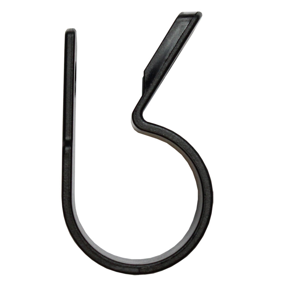 Pacer UV Resistant Nylon CClamps  58  Black  25 Pack BCCH1025BK
