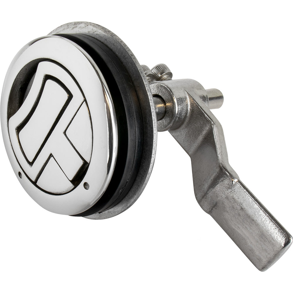 SeaDog Round Hatch Handle Latch  Investment Cast 316 Stainless Steel 221942