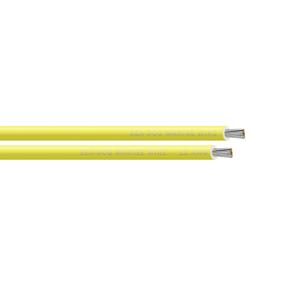 SeaDog 12 AWG Yellow Primary Wire  250 8012034