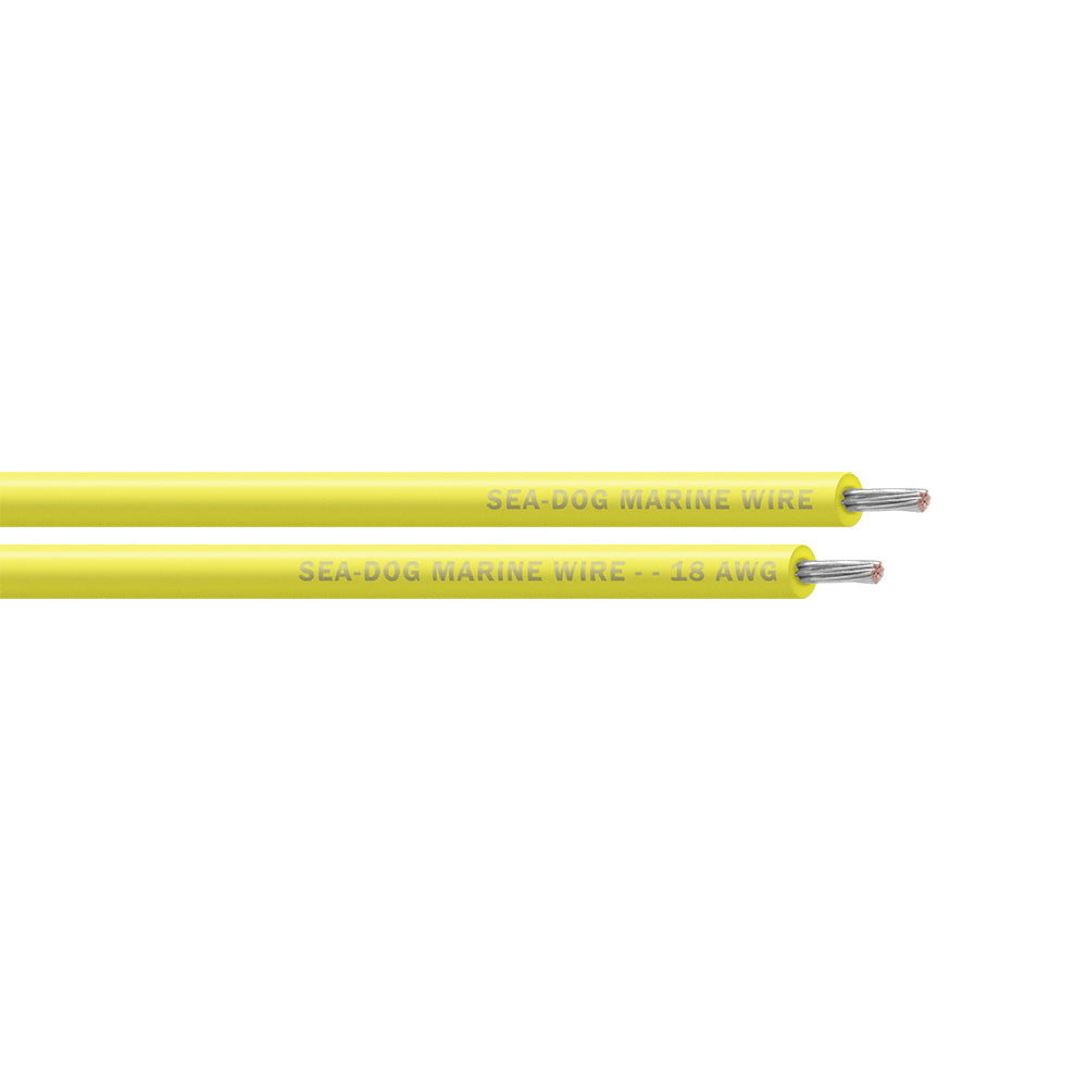 SeaDog 18 AWG Yellow Primary Wire  100 8018032