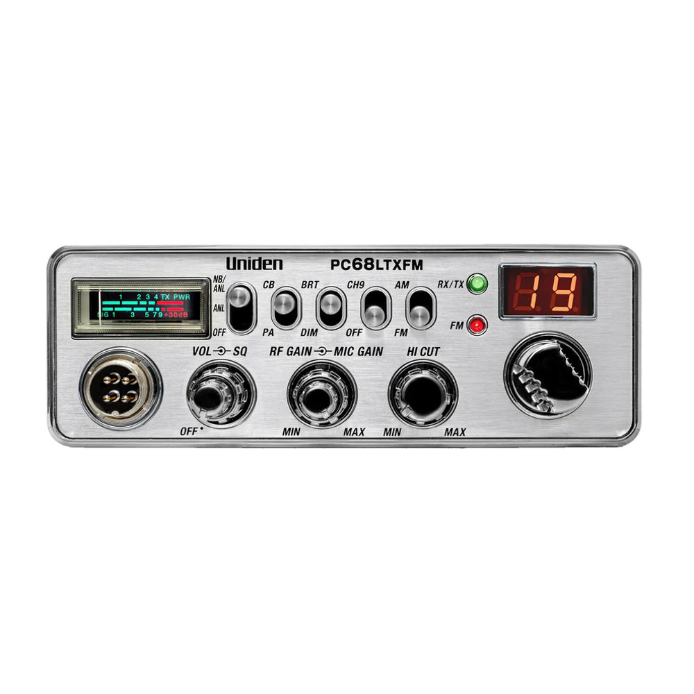 Uniden DualMode AMFM CB Radio PC68LTXFM