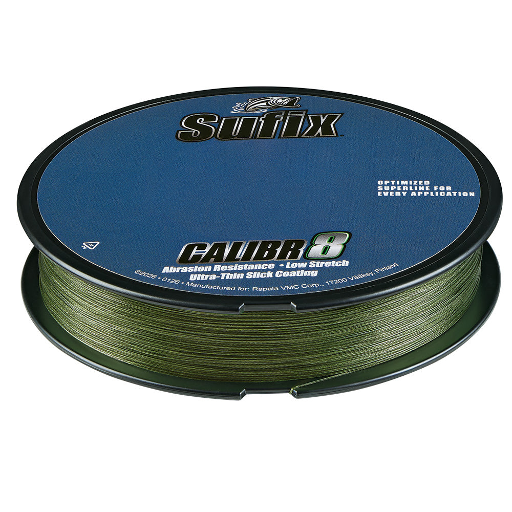 Sufix Calibr8 Braid 300yds 8lb  Low Vis Green 694108G