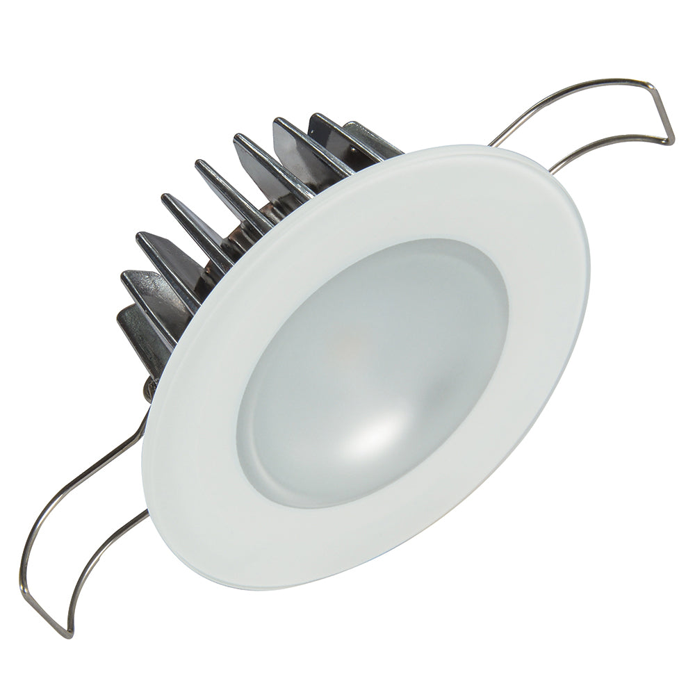 Lumitec Mirage  Flush Mount Down Light  Glass Finish  3Color RedBlue Non Dimming wWhite Dimming 113198