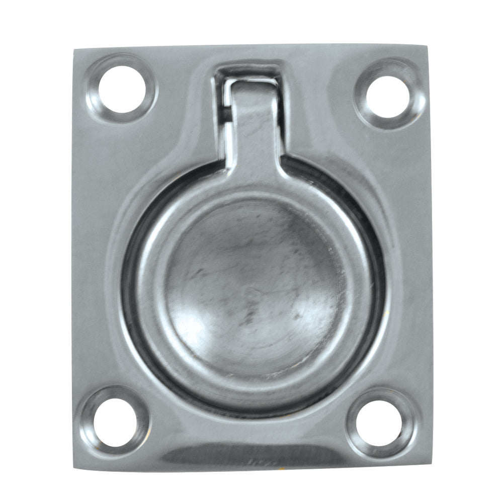 Whitecap Flush Pull Ring  CPBrass  112 x 134 S3360C