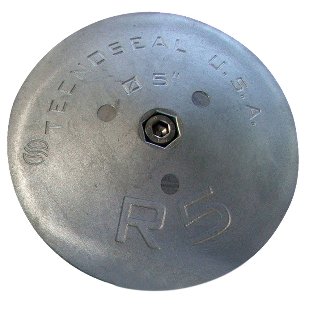 Tecnoseal R5MG Rudder Anode  Magnesium  5 Diameter R5MG