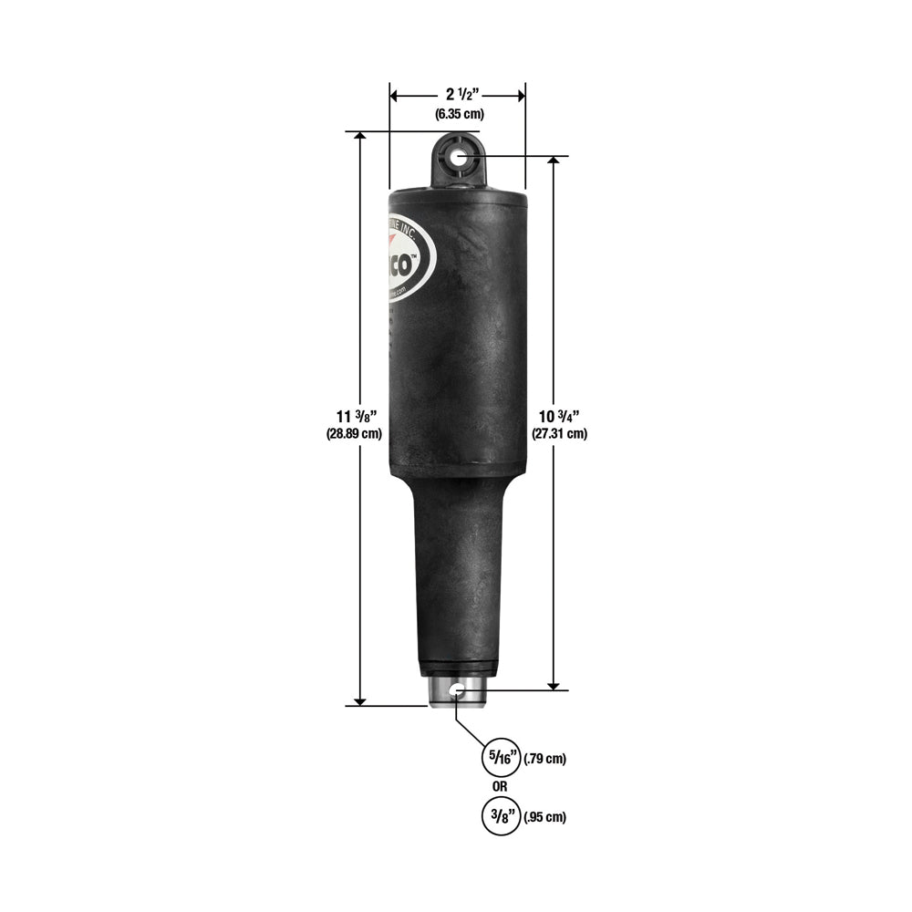 Lenco 101XD Extreme Duty Actuator  12V  214 Stroke wHardware 15056002