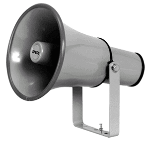 Speco 85 Weatherproof PA Speaker wTransformer SPC15T