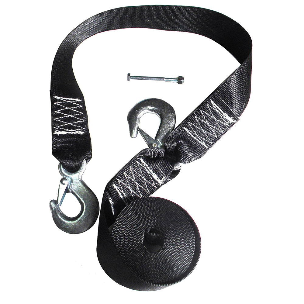 Rod Saver Winch Strap Replacement wSafety Strap  16 WS16S