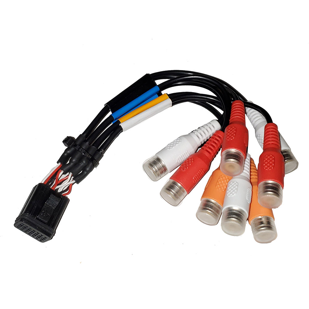 Fusion Wire Harness f MSRA670  MSRA770 Stereo  Zone 1  2 B PortRCA 0101281201