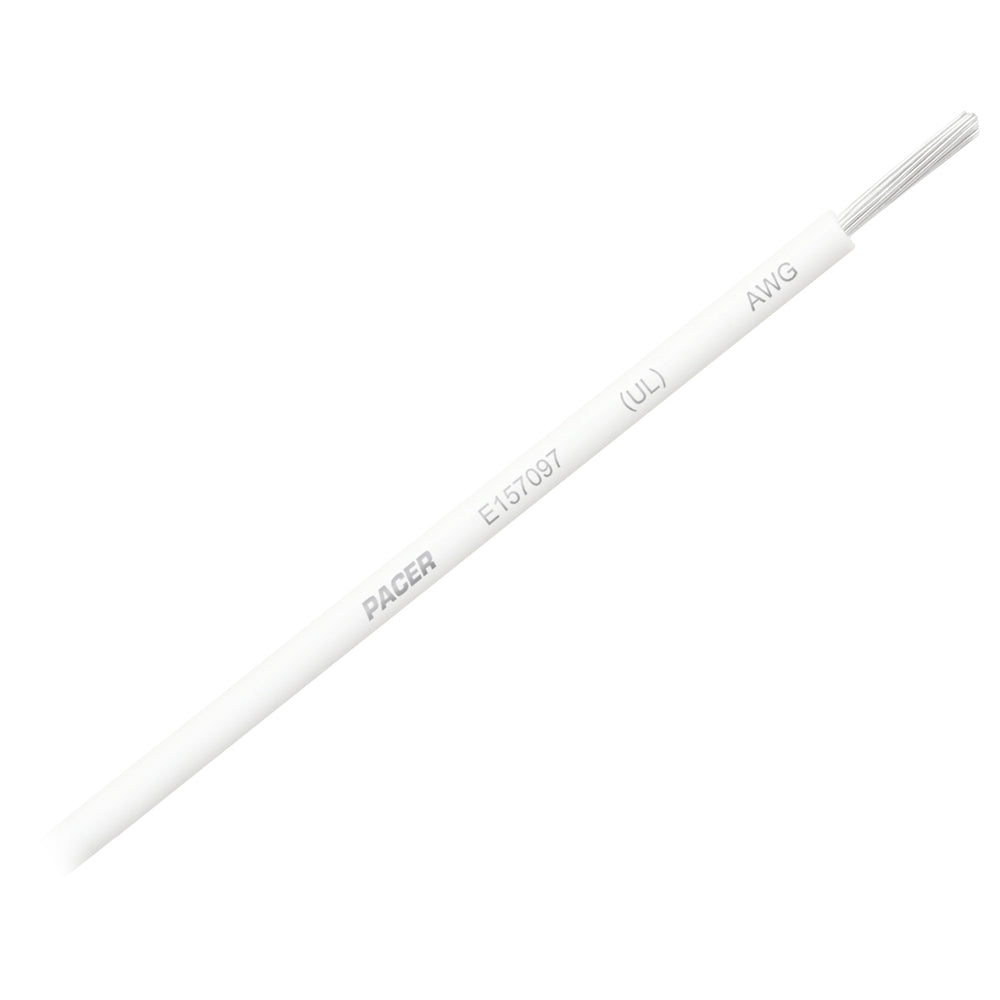 Pacer White 16 AWG Primary Wire  25 WUL16WH25