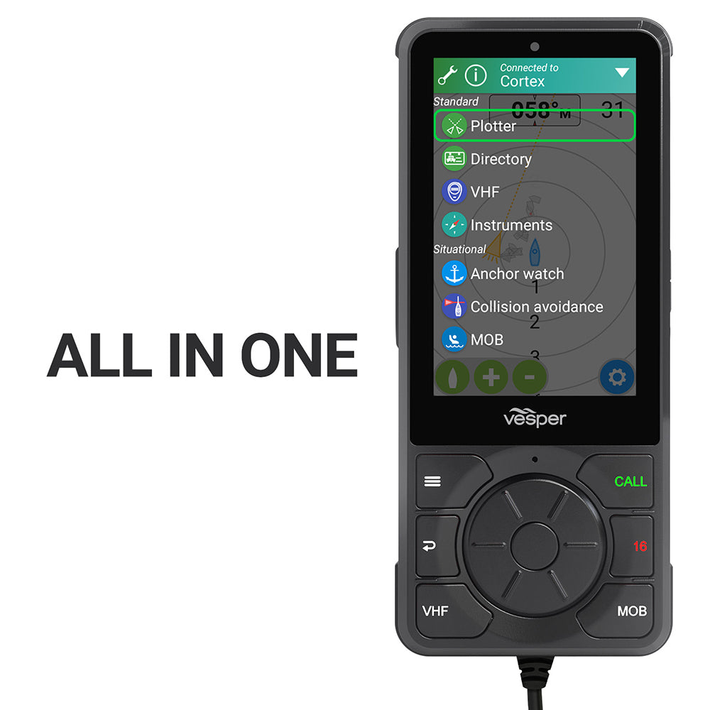 Vesper Cortex V1  VHF Radio wSOTDMA SmartAIS  Remote Vessel Monitoring  Works Worldwide 0100281420